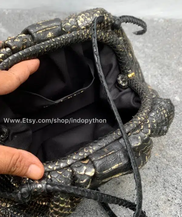 Black Gold Cloud Bag