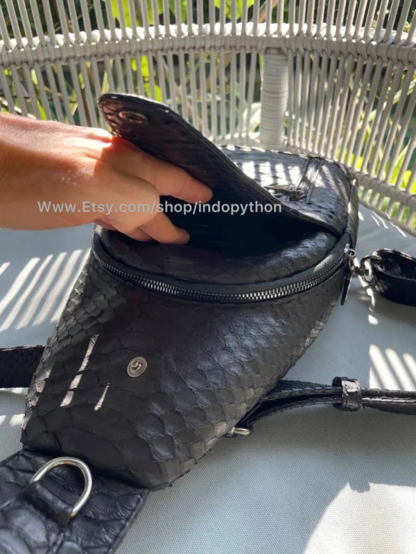 Black Leather Crossbag