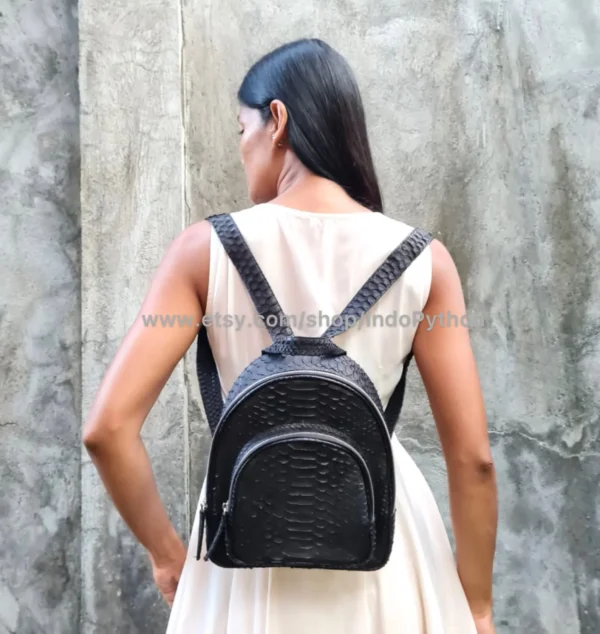 Black Small Backpack