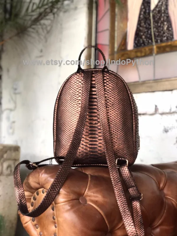 Bronze Small Backpack