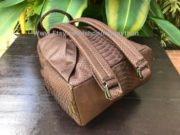 Brown Small Backpack