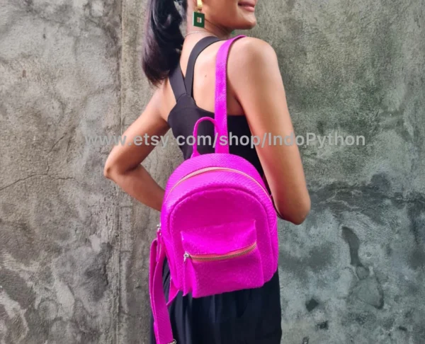 Fuchsia Small Backpack