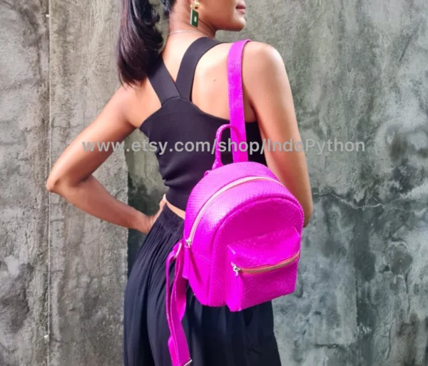 Fuchsia Small Backpack