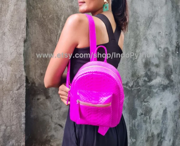 Fuchsia Small Backpack