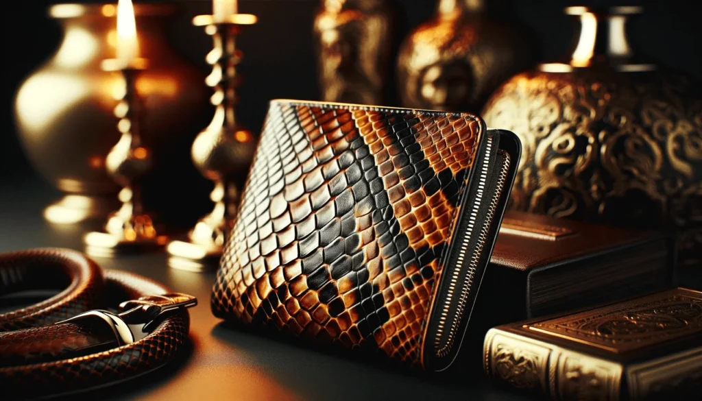 Python Leather Wallets