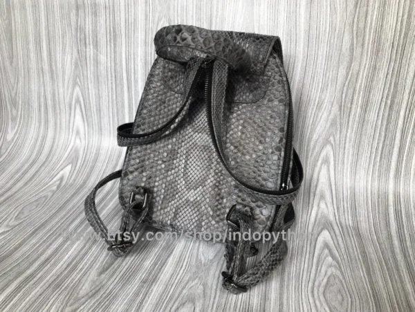 Chic Gray Python Purse