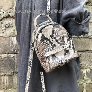 Handcrafted Python Backpack