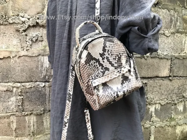 Handcrafted Python Backpack