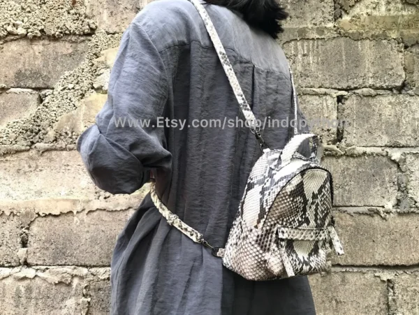 Handcrafted Python Backpack