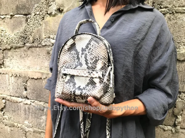 Handcrafted Python Backpack