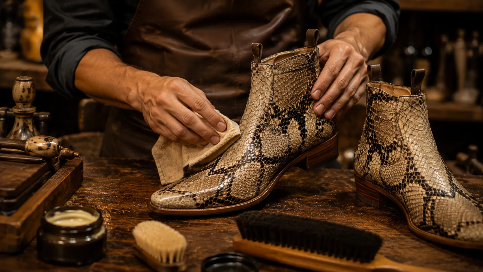 python boots for men