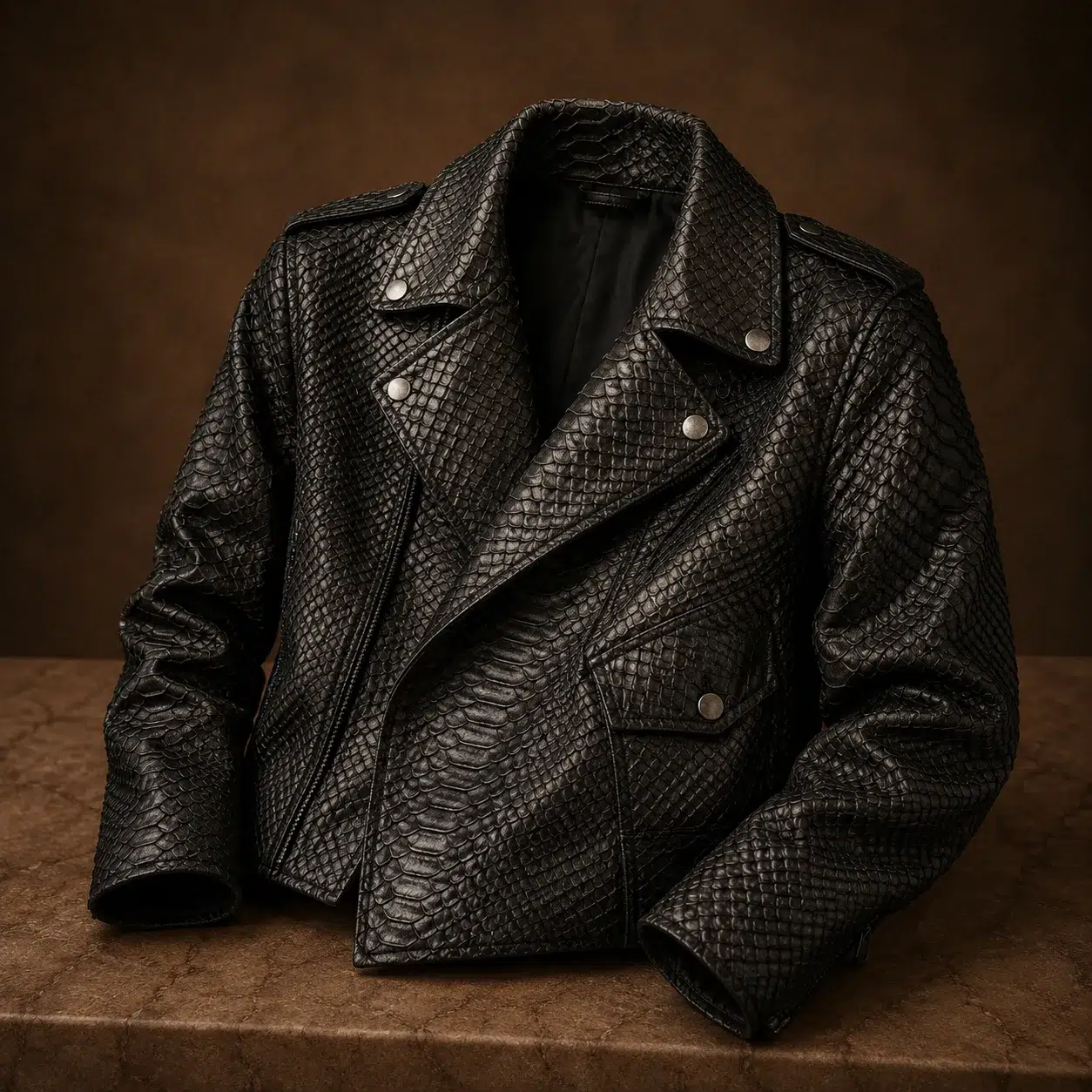 snakeskin jacket